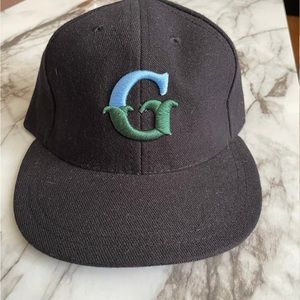 Gardens & Seeds dark blue hat with adjustable strap